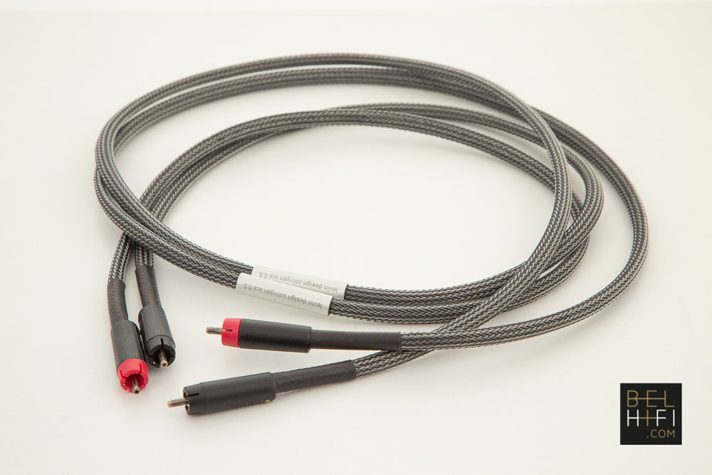 Solid Core Silver 0.5 Bullet RCA 1,5m Stereo
