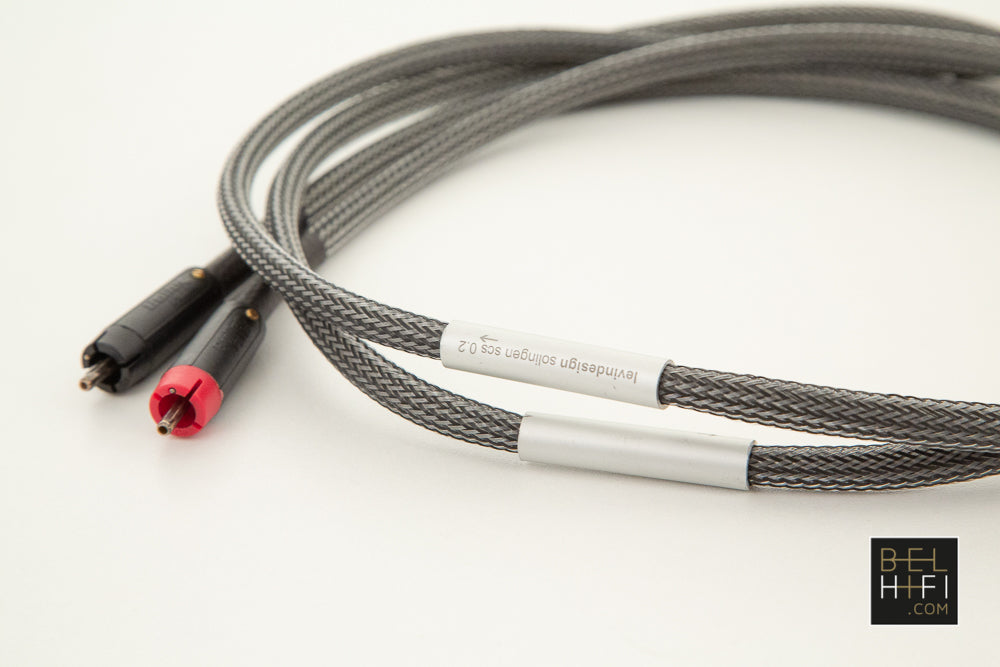 Solid Core Silver 0.2 Bullet RCA 1m Stereo