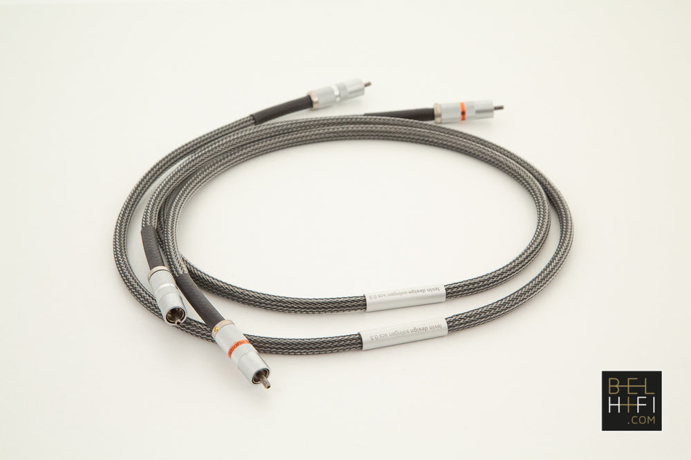 Solid Core Silver 0.5 Oyaide RCA 1m Stereo