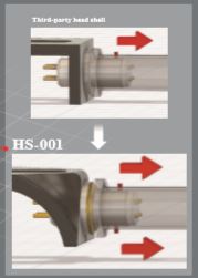 HS-001 Solid Head Shell: