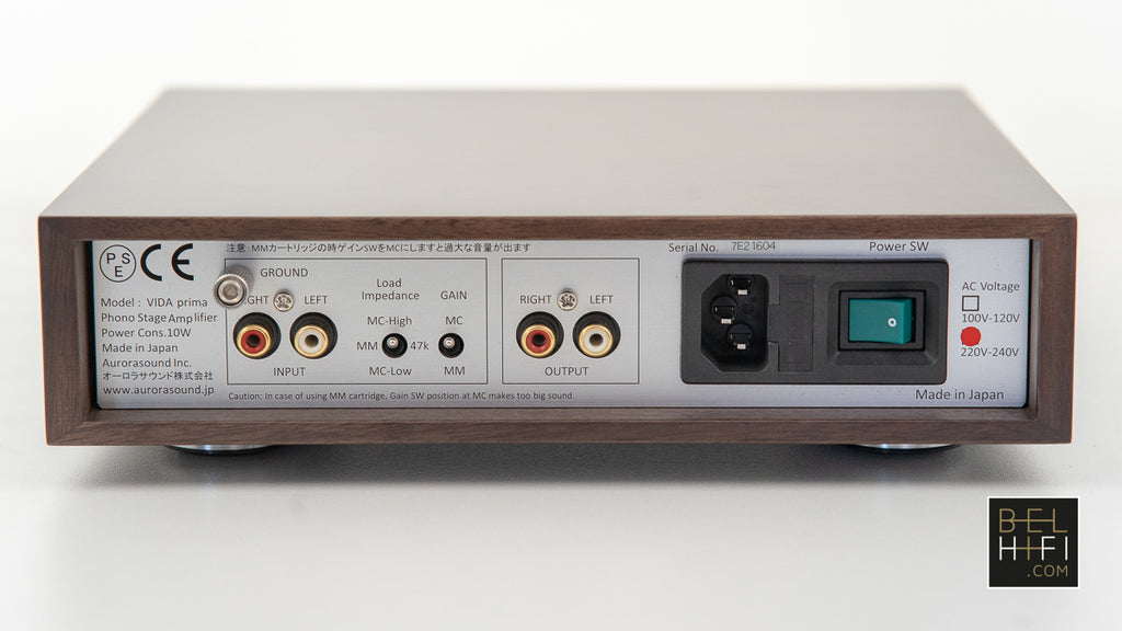 Vida Prima phono preamplifier